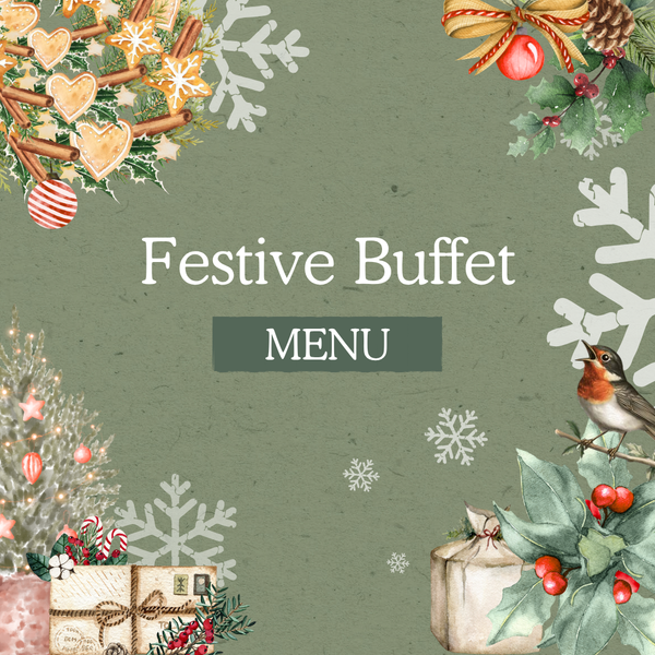 Festive buffet menu showcasing the delights of Gas Street Social at Christmas - offering a choice for parties to enjoy food without the faff