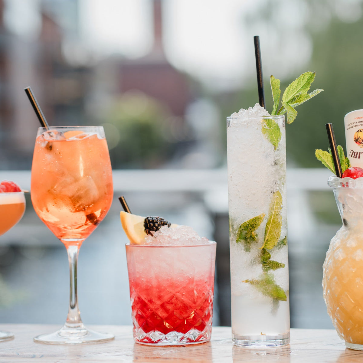 Bottomless brunch cocktails and drinks at Gas Street Social in Birmingham.
